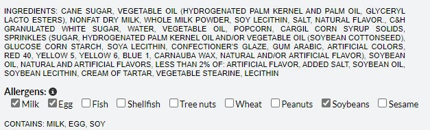 Get dietary information in product description
