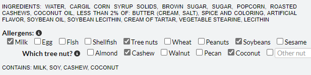 Miller Toffee Cashew Crunch