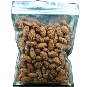 resealable bag of roasted almonds