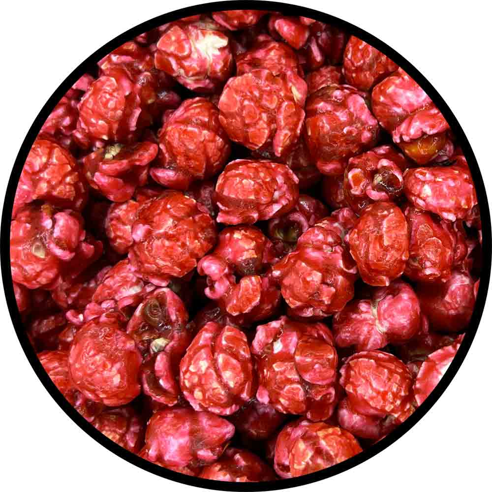 dark cherry red popcorn