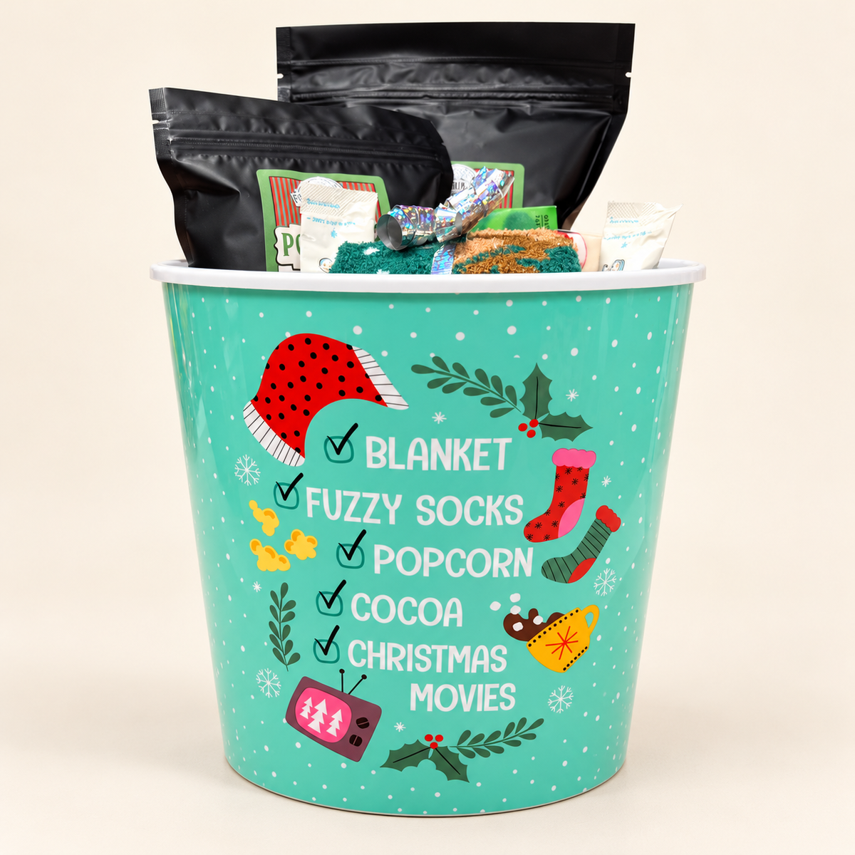 Christmas Movie Night Gift Tub