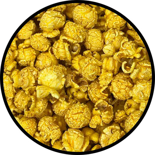 bright yellow popcorn