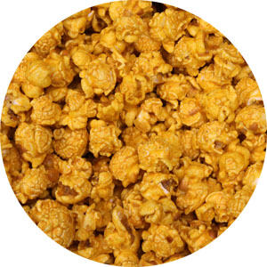 bright yellow-orange popcorn