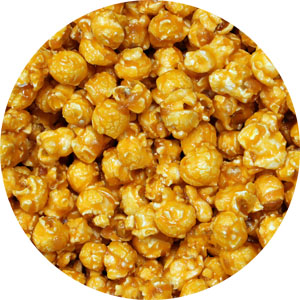 bright orange popcorn