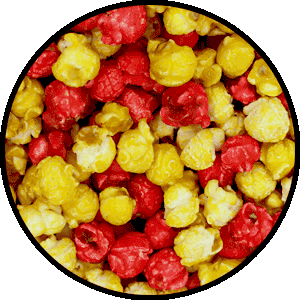blend of red and yellow popcorn