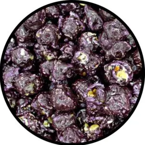 dark purple popcorn