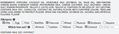 Get dietary information in product description