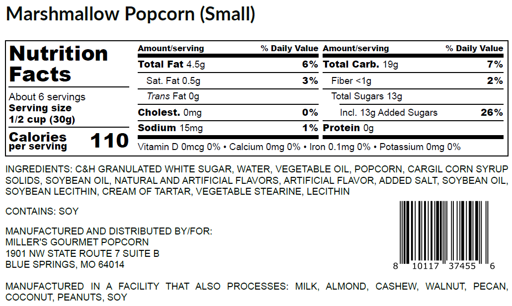 Get dietary information in product description