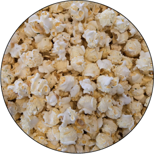 white popcorn