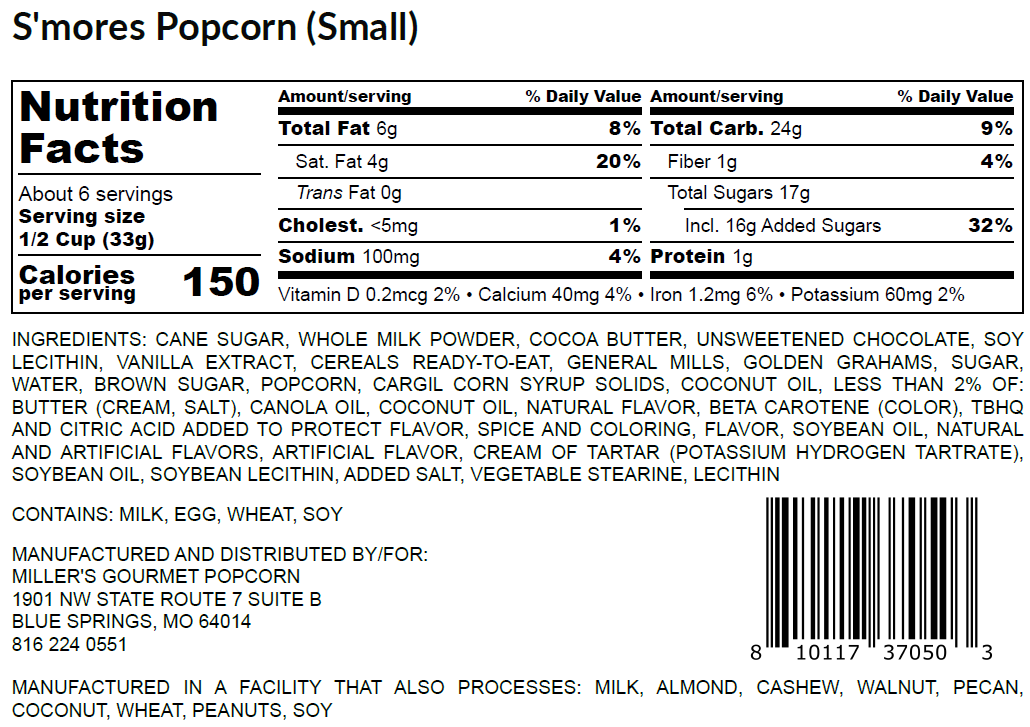 Get dietary information in product description